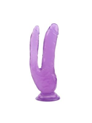 Dildo podwójna penetracja 2 końcówki penis 20cm - image 2